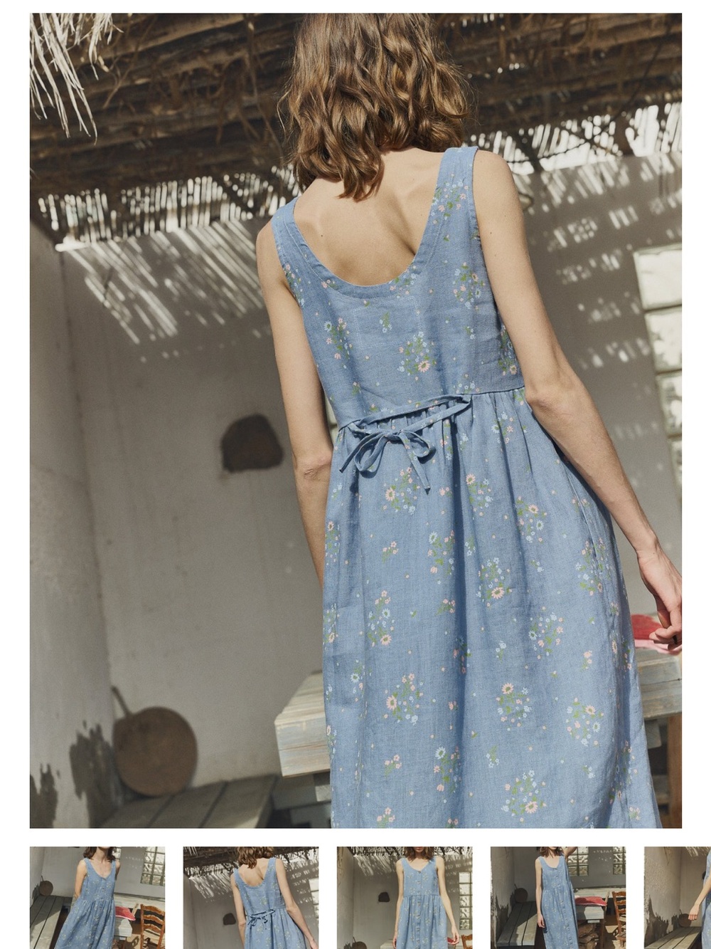 notPERFECTLINEN Maya Button-down Linen Dress - Picture 5 of 7